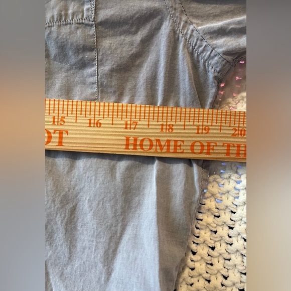 GAP Men’s Gray Fitted Long Sleeve Button Down Dress Shirt; Size S (14-14.5) - Picture 7 of 8